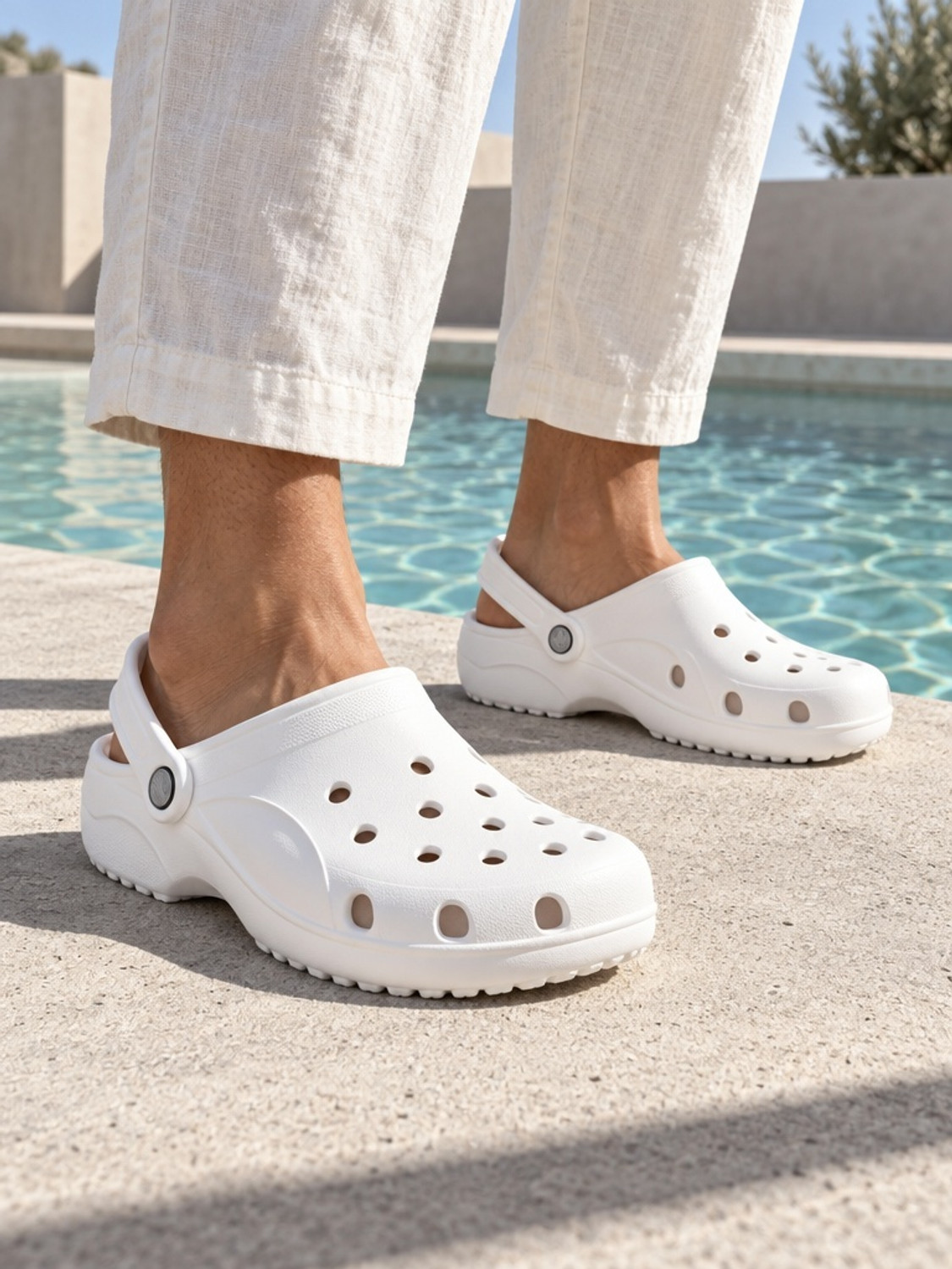 Image of CROCS Men Sandal (White , 3)