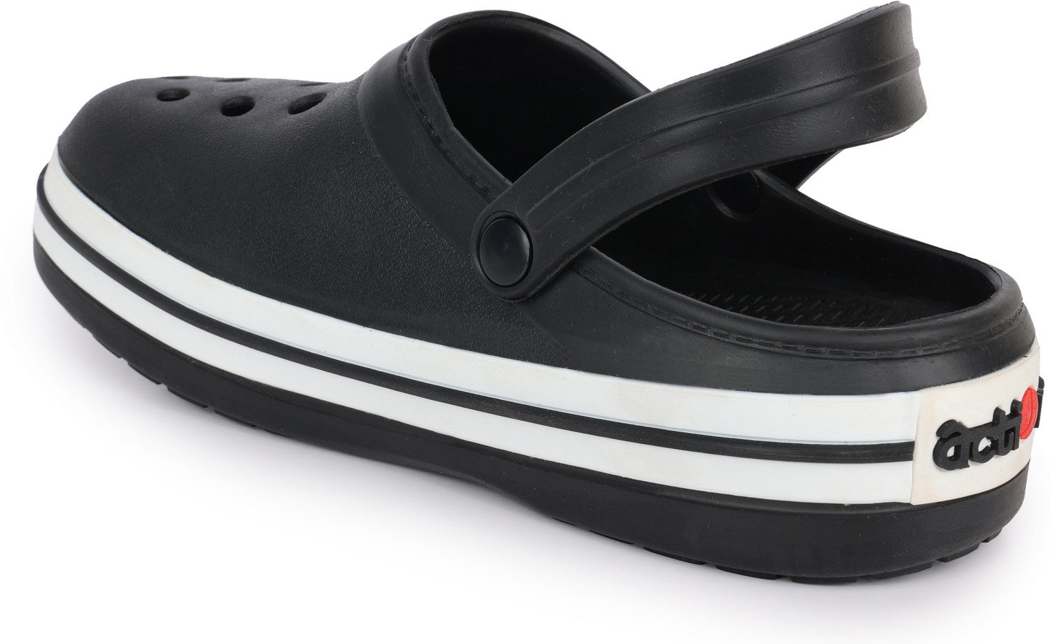 Image of action Men ONTC-02 Clogs Sandal (Black, Grey , 6)