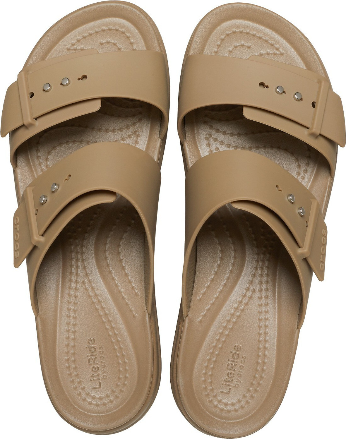 Image of CROCS Women brooklyn buckle low Clogs Sandal (Khaki , 9 UK /India)