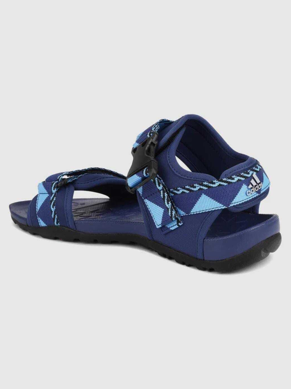 Image of ADIDAS ORIGINALS Men Sandal (Black, Blue , 11)