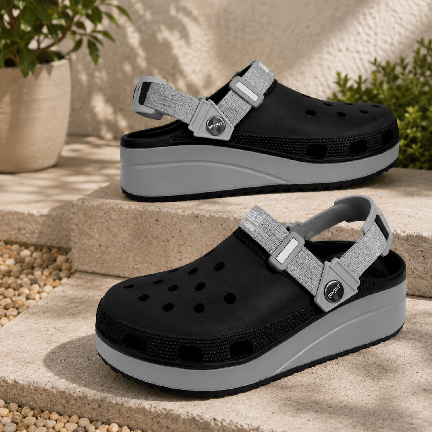 Image of Flexwear Men Clogs Sandal (Multicolor , 6)