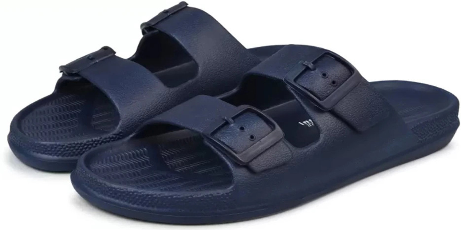 Image of Lakhani Aashirwad Men Sandal (Navy , 10)