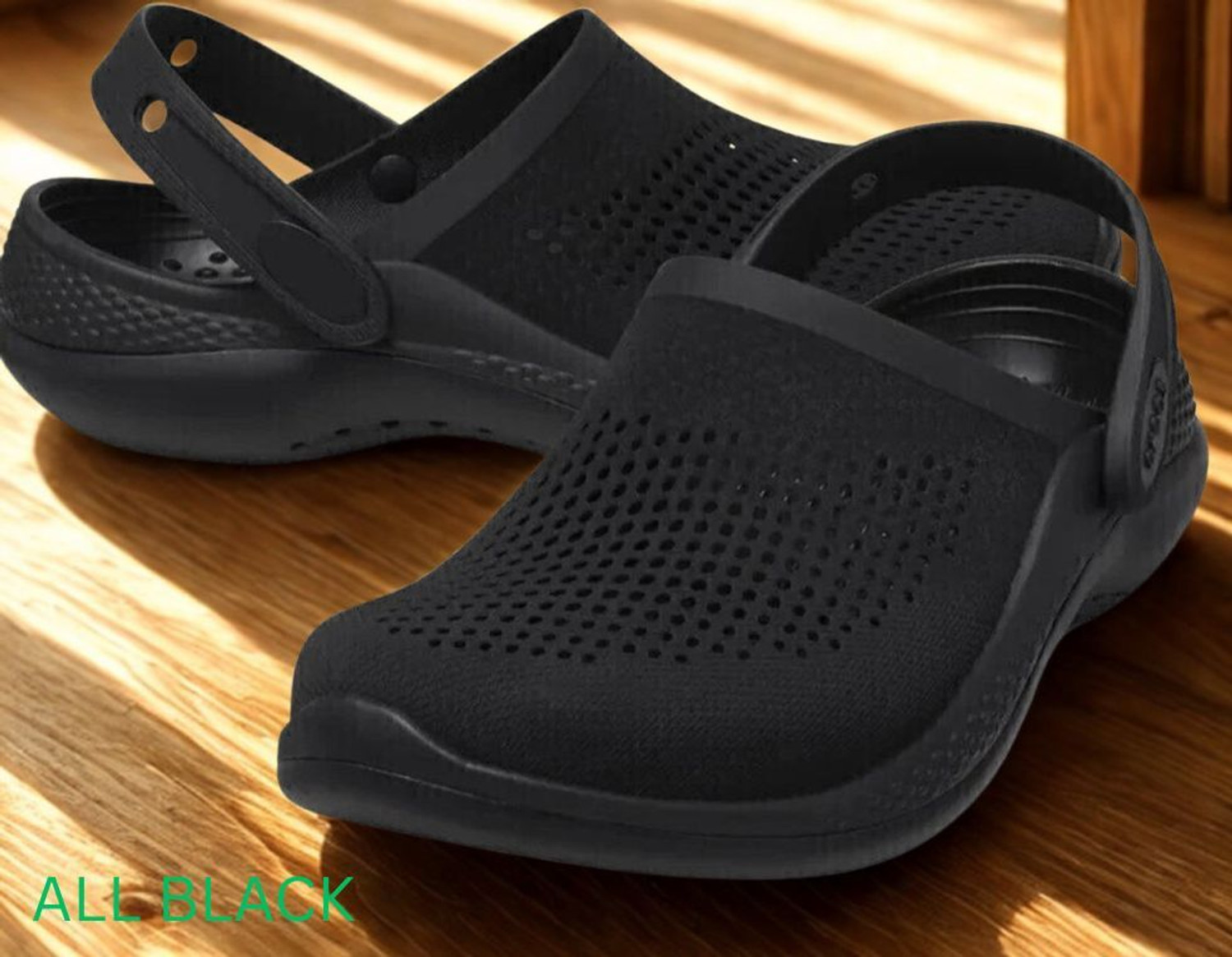 Image of Souk Men Clogs Sandal (Black , 8)