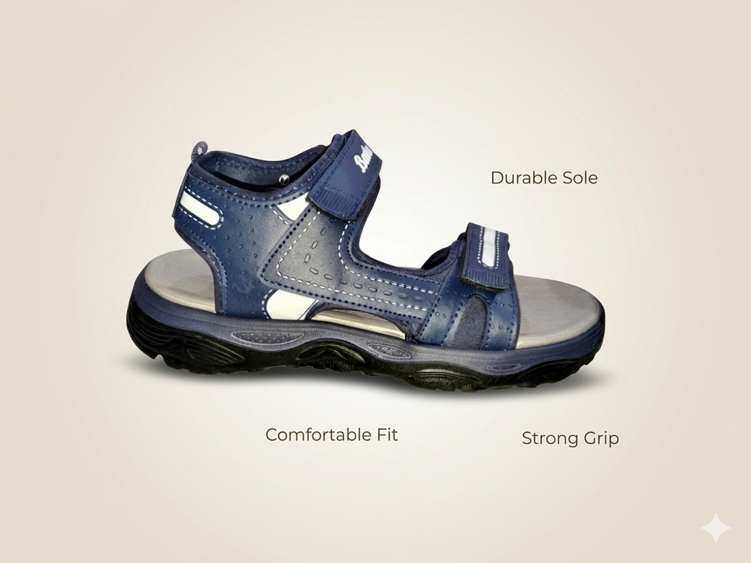 Image of Bata Men Casual Sandal (Navy , 8)