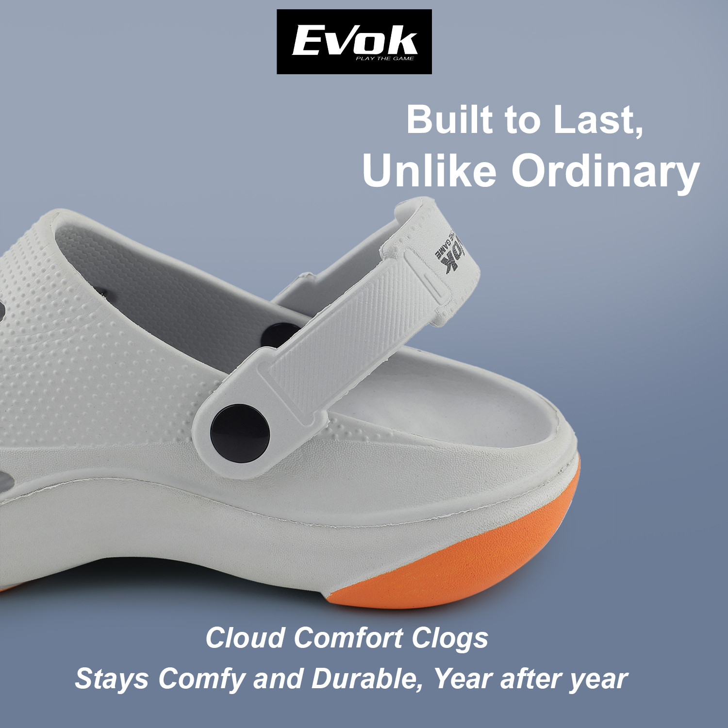 Image of EVOK Men Slippers (Grey , 10)