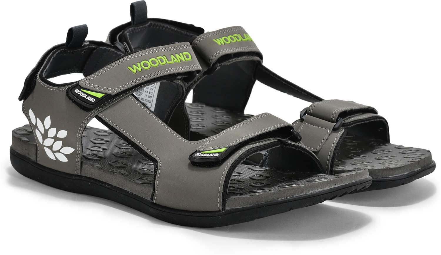 Image of WOODLAND Men Outdoor Comfortable Lightweight Everyday Use Casual Sandal (Black , 11)