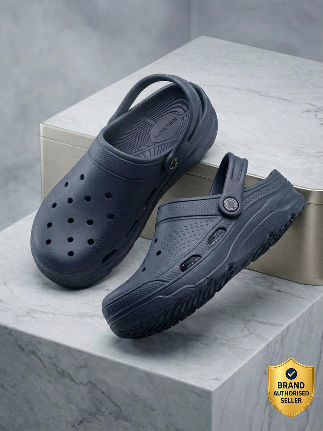 Image of Kraasa Men Clogs Sandal (Black , 11)