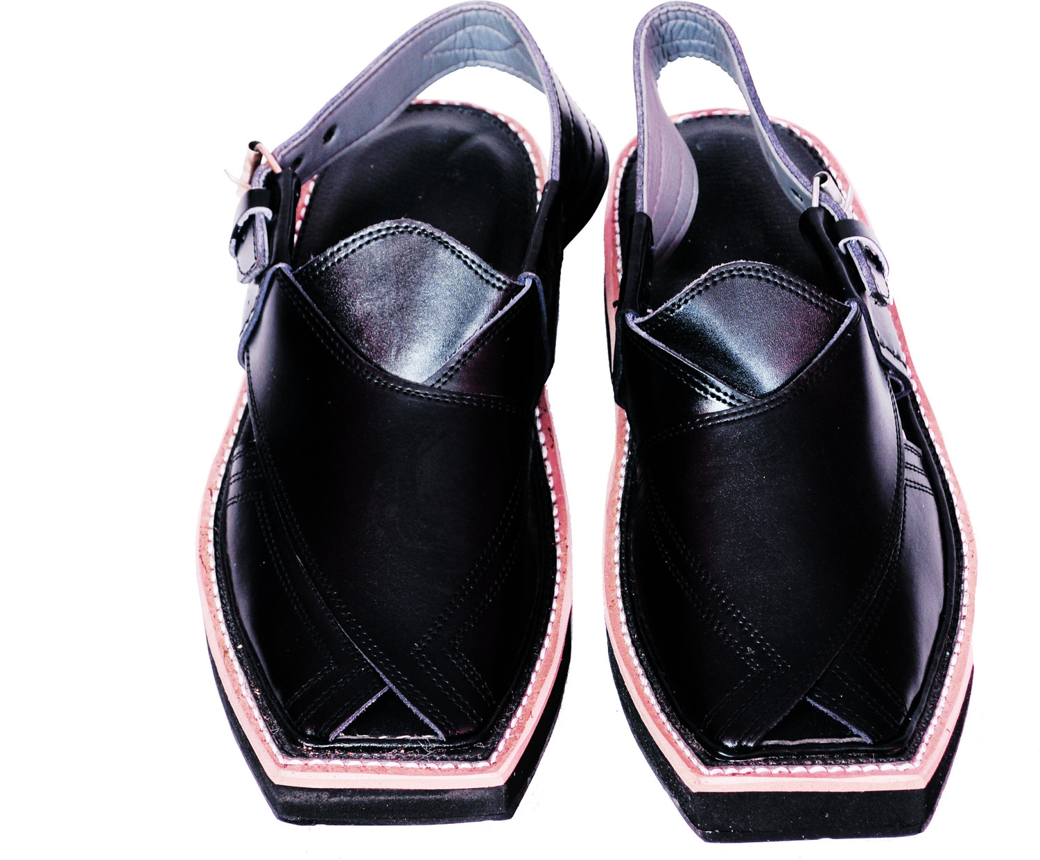 Image of PESHAWARI CHAPPAL Men Sandal (Black , 5)