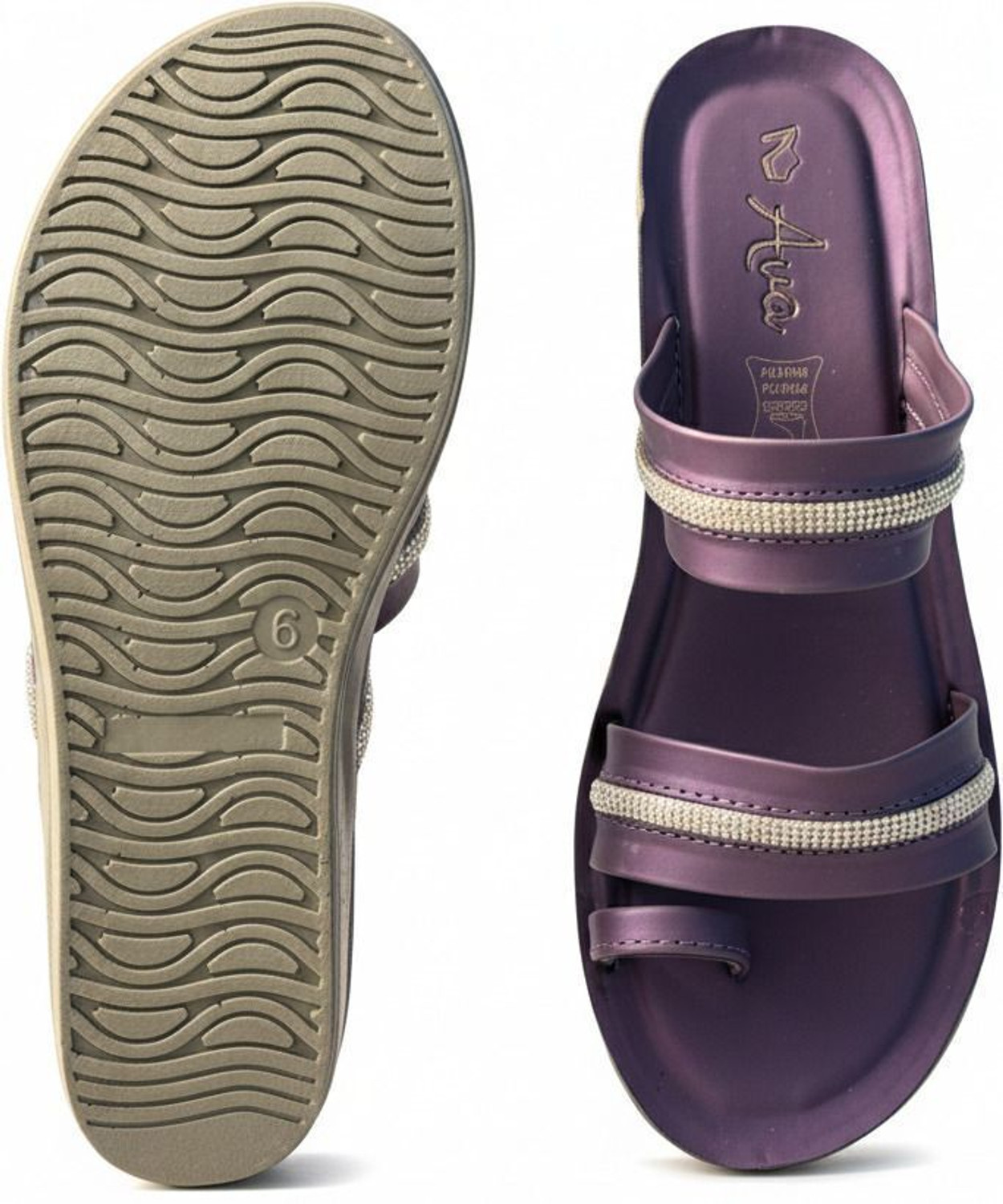 Image of AVA Women Heels Sandal (Purple , 7)