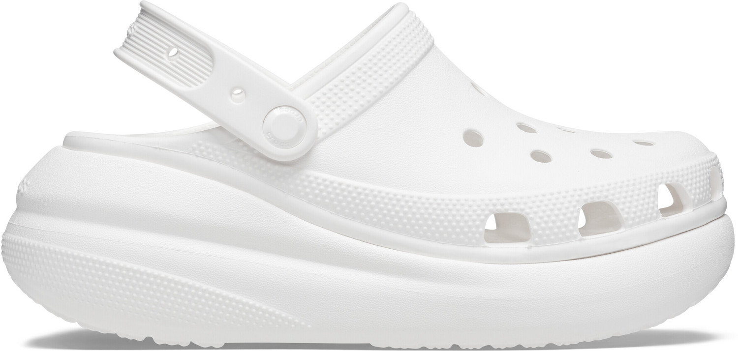 Image of CROCS Unisex Mega Crush Clogs Sandal (White , 6 UK /India)