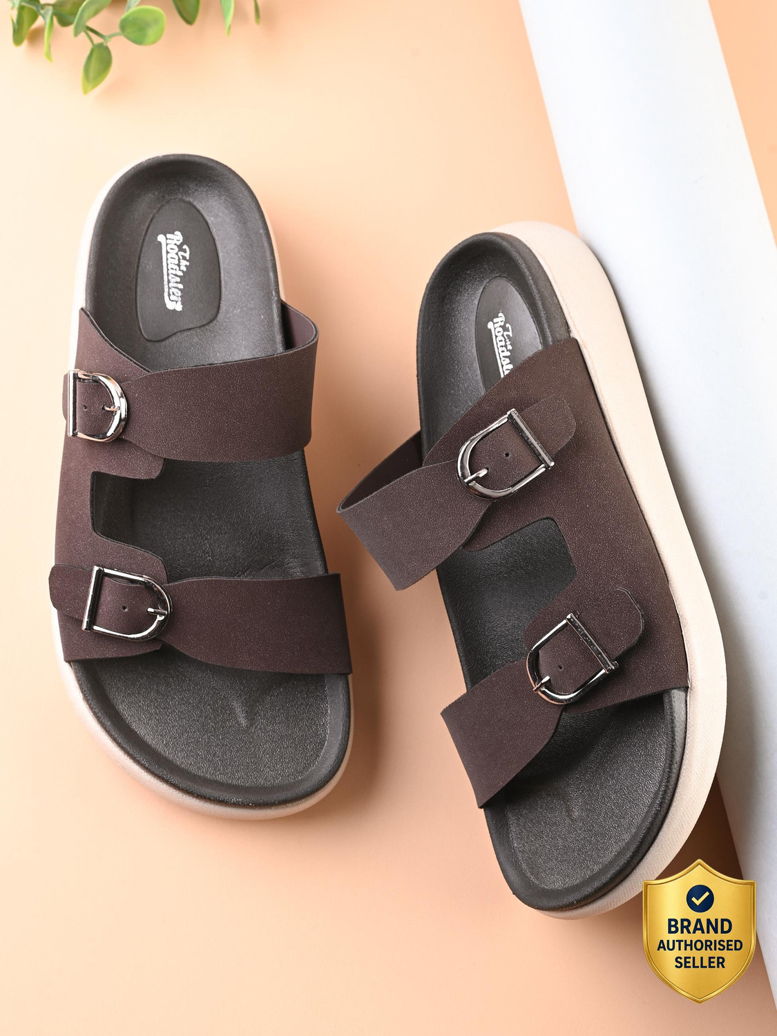 Image of Roadster Men Sandal (Brown , 10)