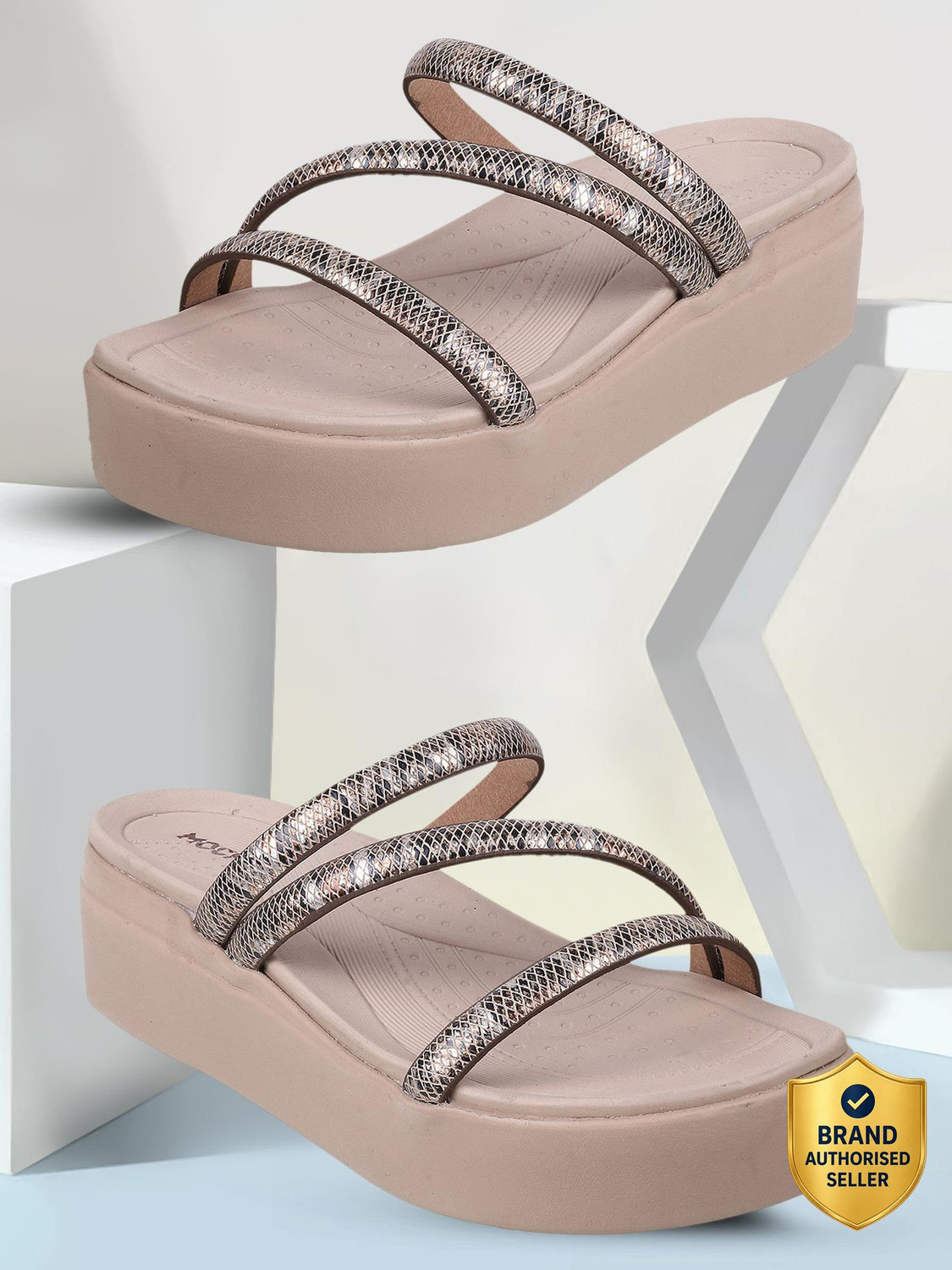 Image of Inc.5 Women Wedges Sandal (Beige , 2)