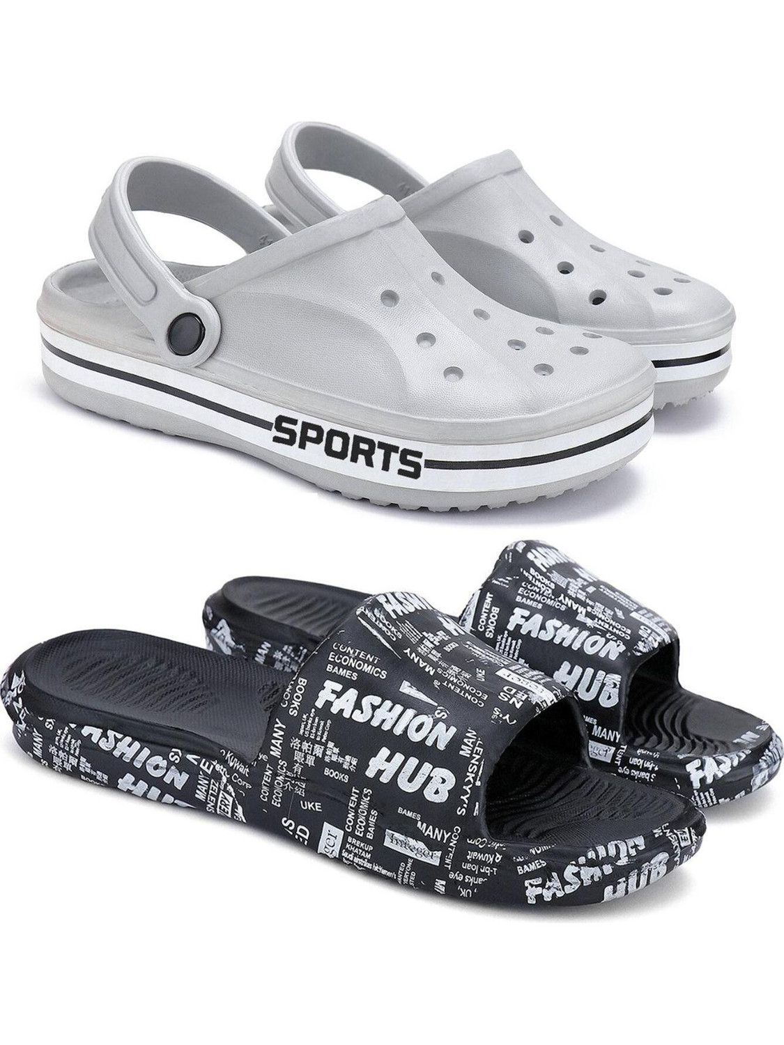 Image of Lakhani Aashirwad Men Sandal (Navy , 10)