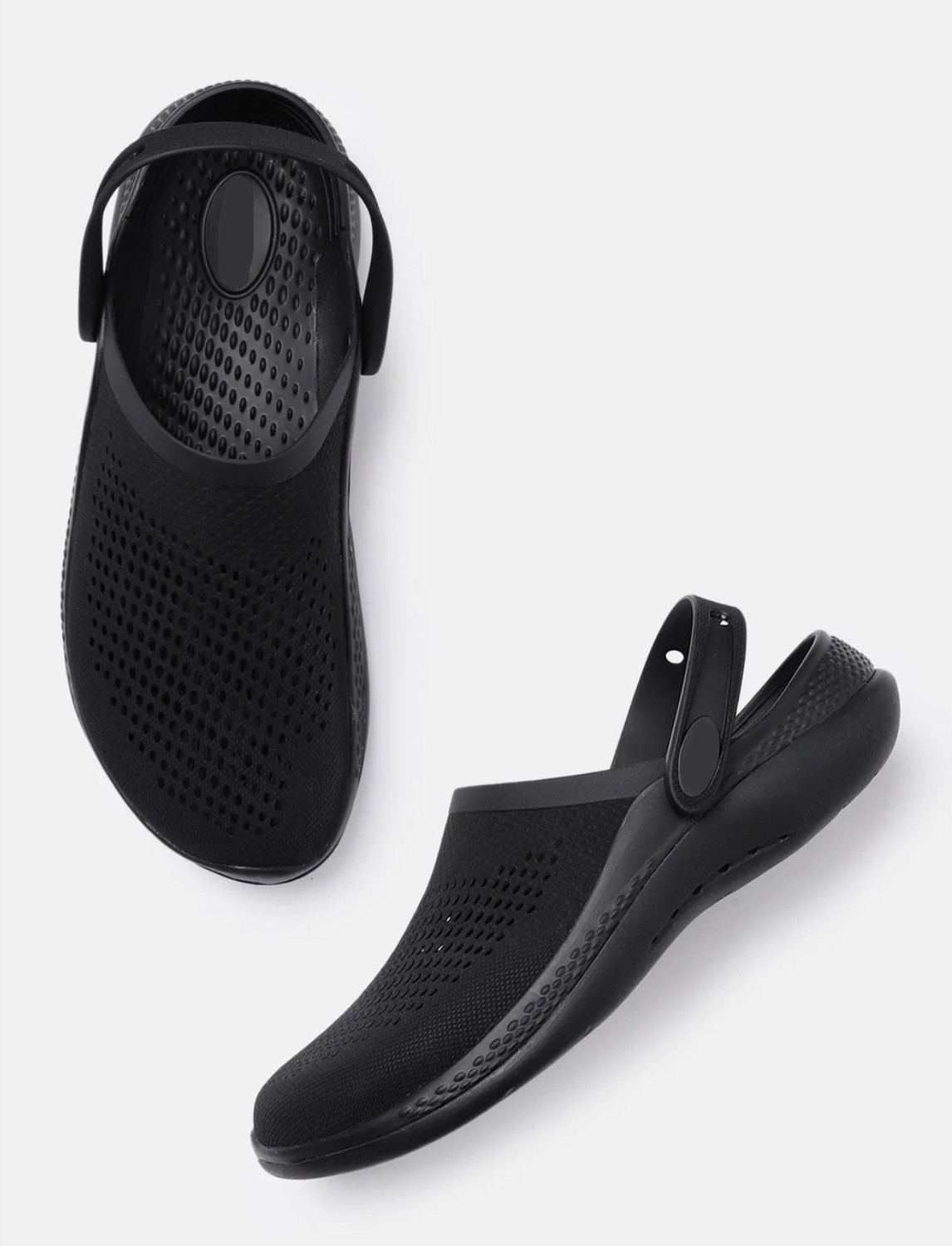Image of Souk Men Clogs Sandal (Black , 8)