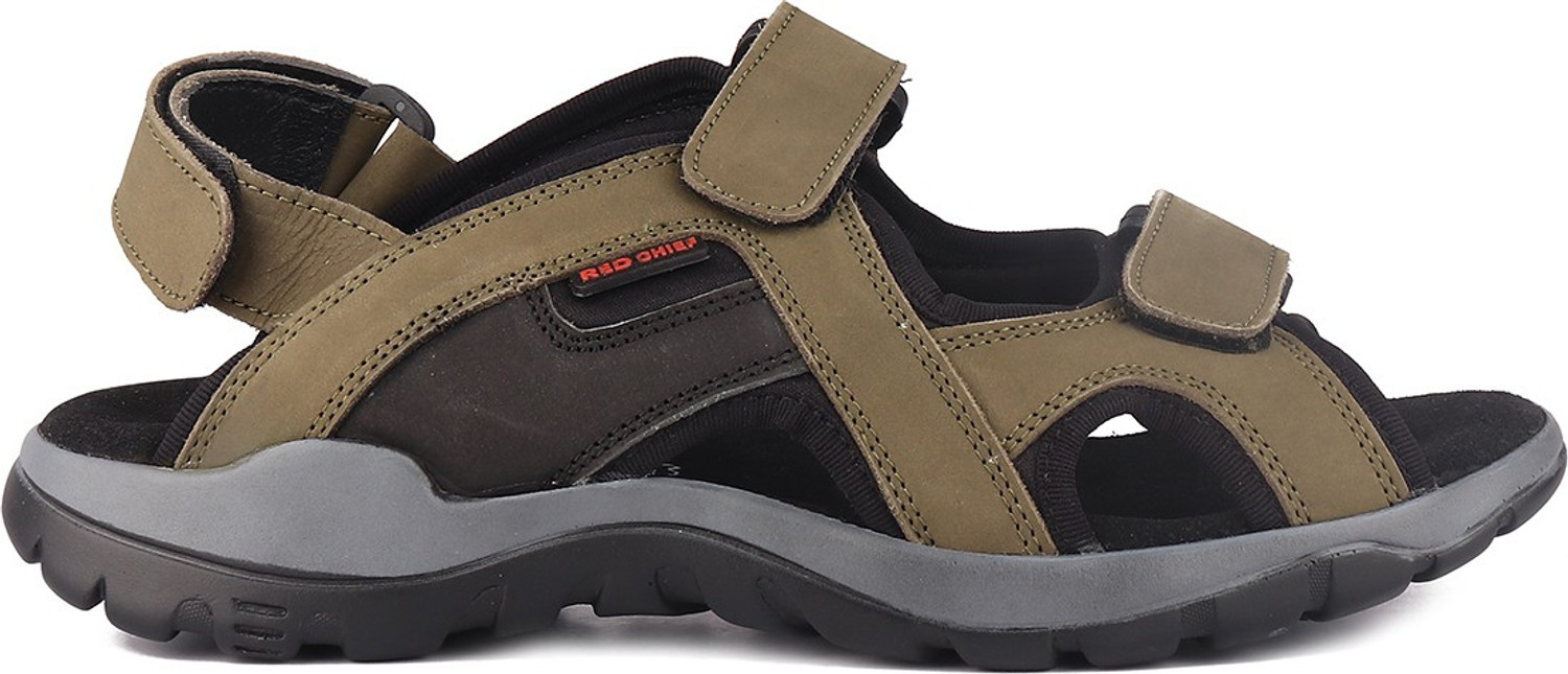 Image of RED CHIEF Men Sandal (Olive , 9)