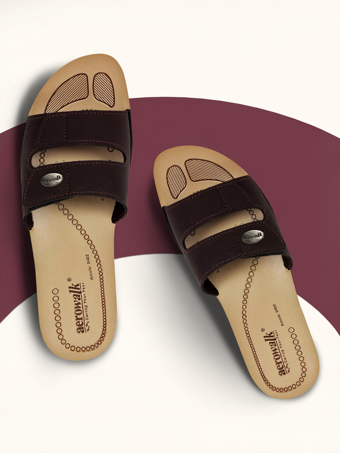 aerowalk Women Flats Brown - Image 6