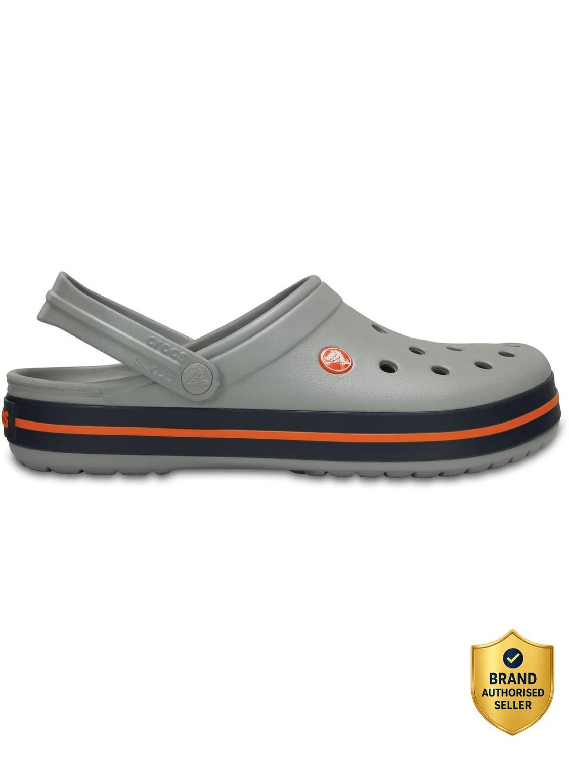 Image of CROCS Unisex Crocband Clogs Sandal (Grey , 12)