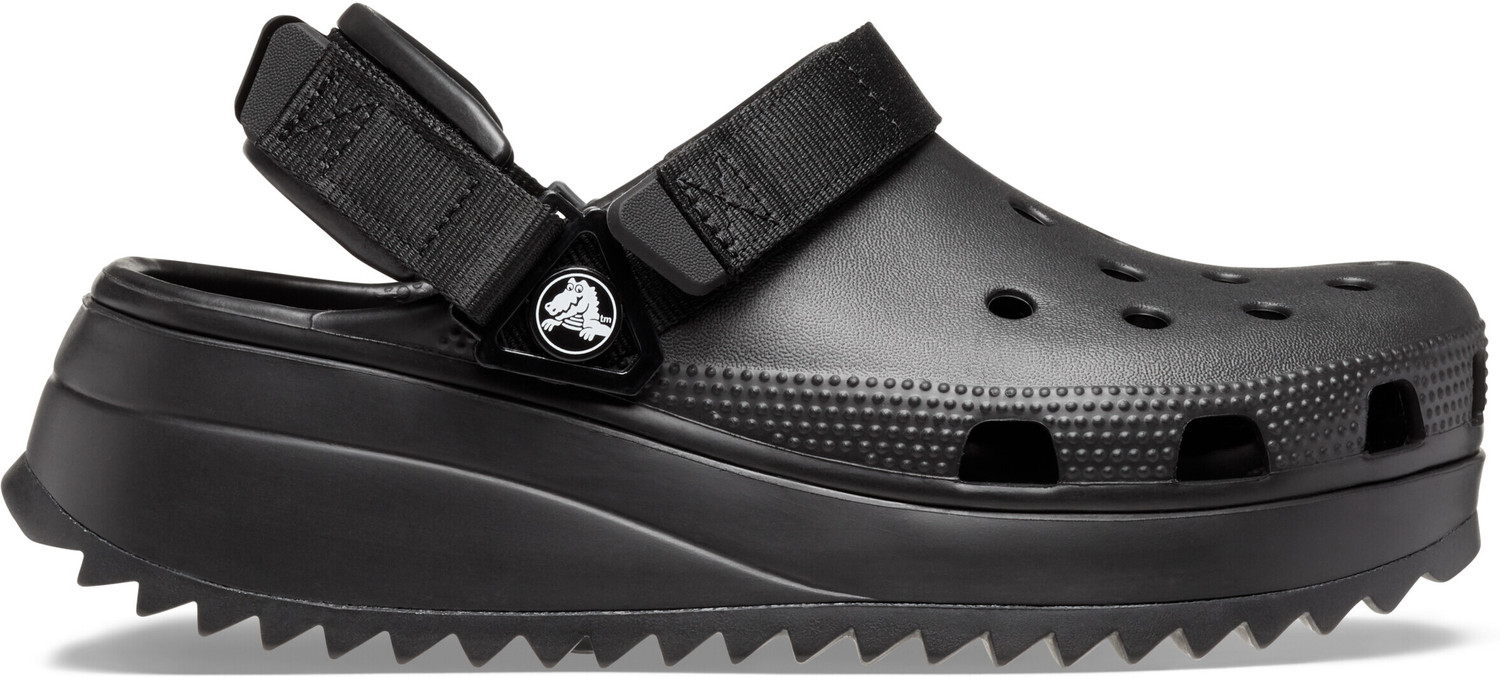Image of CROCS Unisex Classic Hiker Clogs Sandal (Black , 5 UK /India)