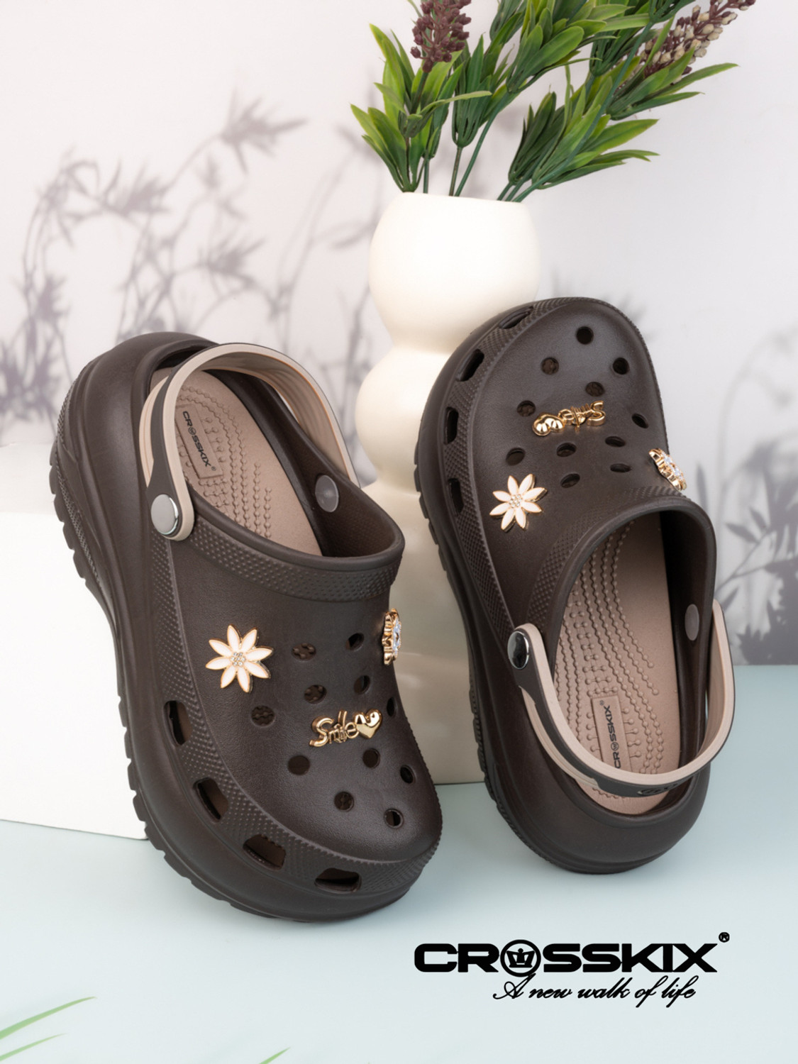 Image of PERFECT FEET Women Wedges Sandal (Multicolor , 4)
