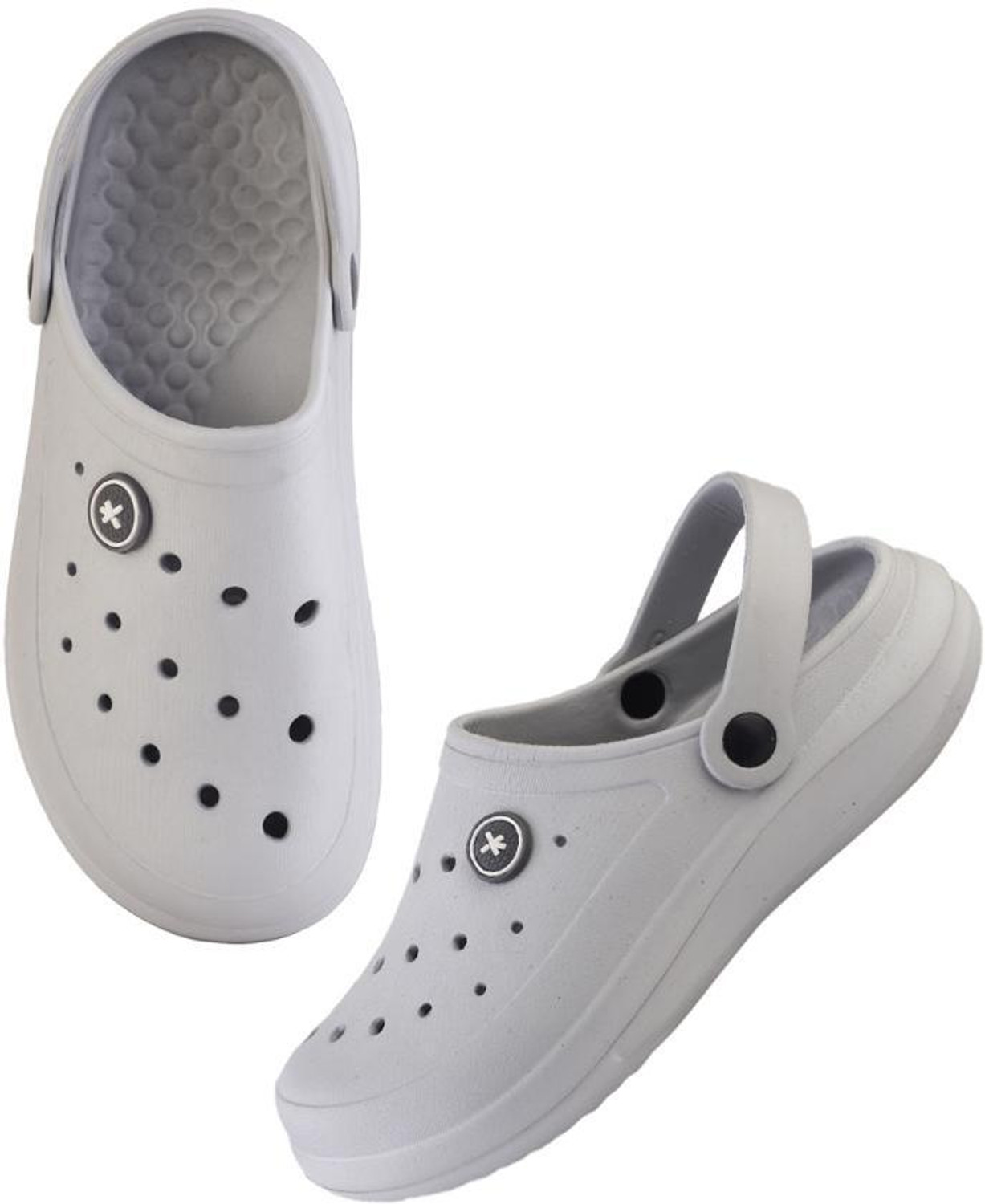 Image of HRX by Hrithik Roshan Men Clogs Sandal (Grey , 10)