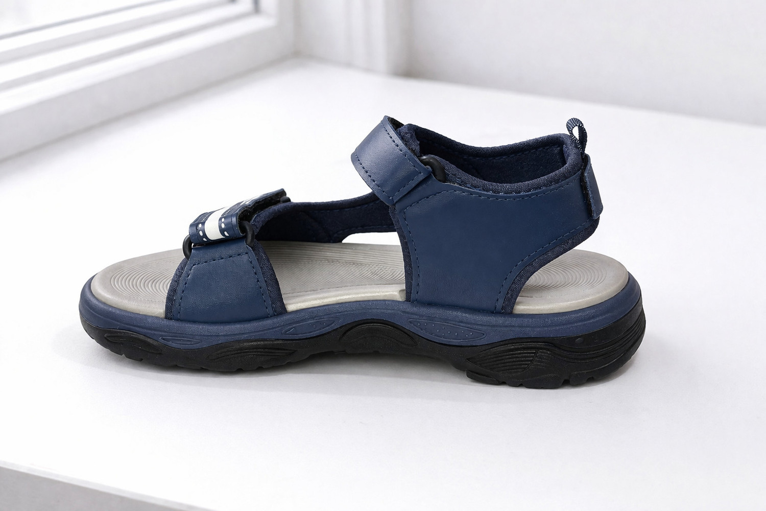 Image of Bata Men Casual Sandal (Navy , 8)