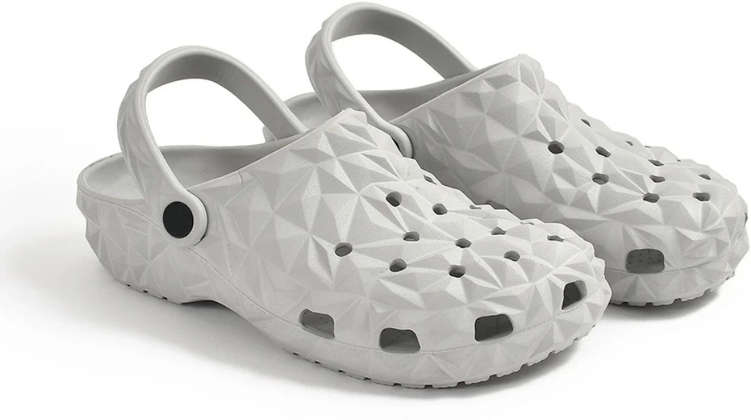 Image of CROCS Unisex Crocband Clogs Sandal (Grey , 12)