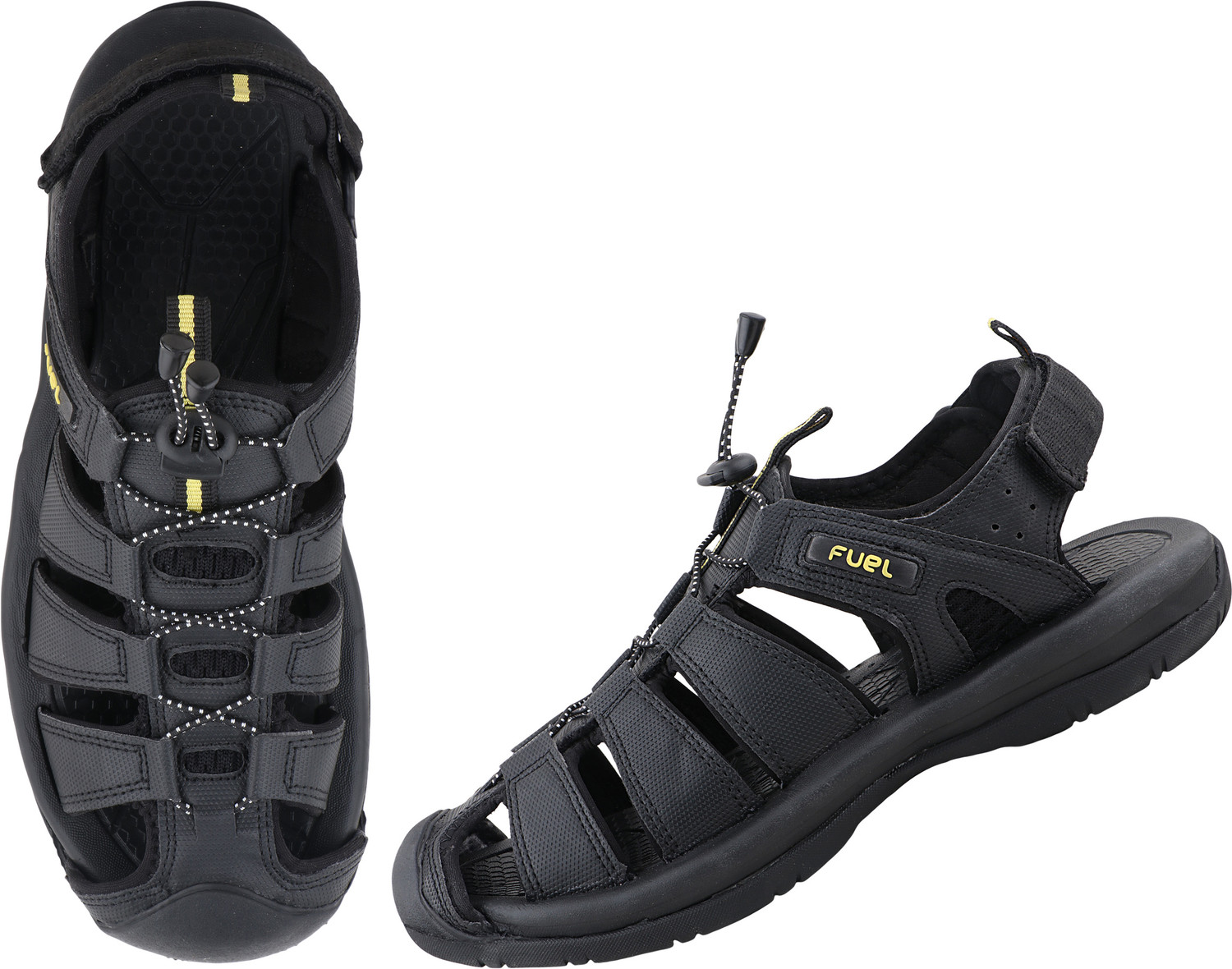 Image of WOODLAND Men Sandal (Black , 9)