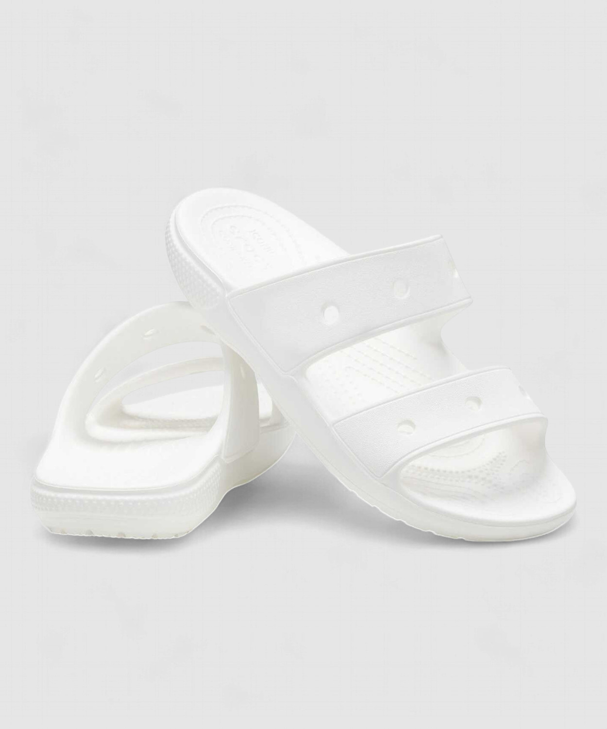 Image of CROCS Unisex classic Casual Sandal (White , 2 UK /India)