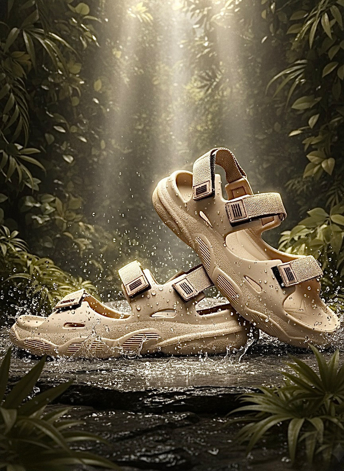 Image of WOODLAND Men Sports Sandal (Navy , 5)