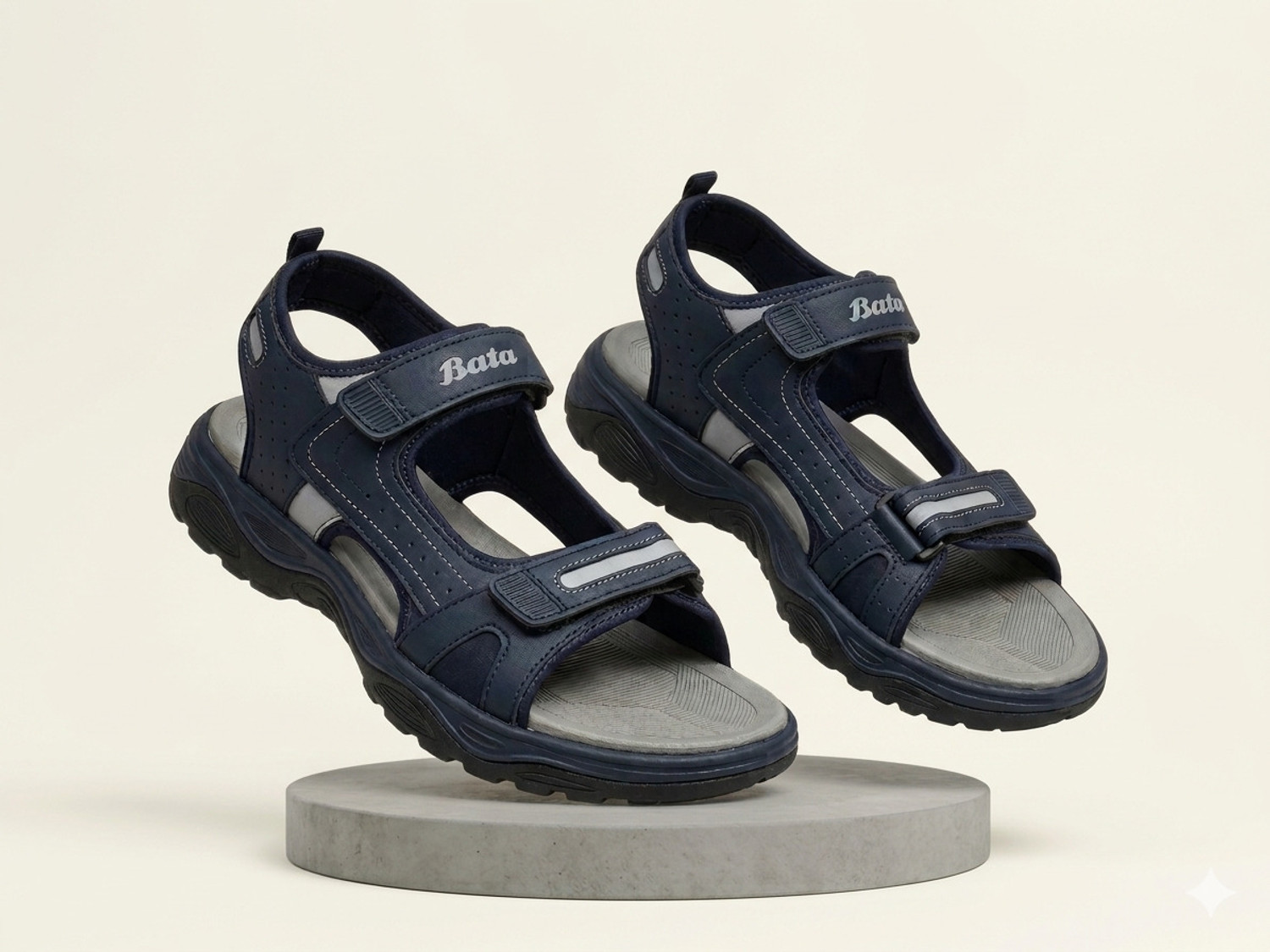 Image of Bata Men Casual Sandal (Navy , 8)