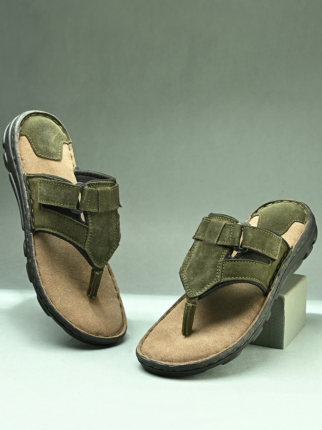 Image of Perfectum Men Casual Sandal (Beige , 8)