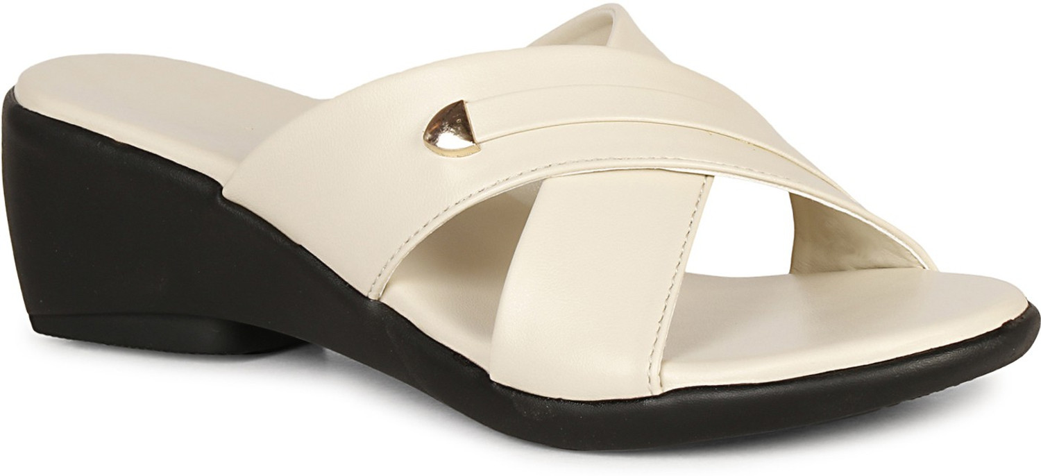 Image of IndiForce Women Casual Sandal (Black , 6)