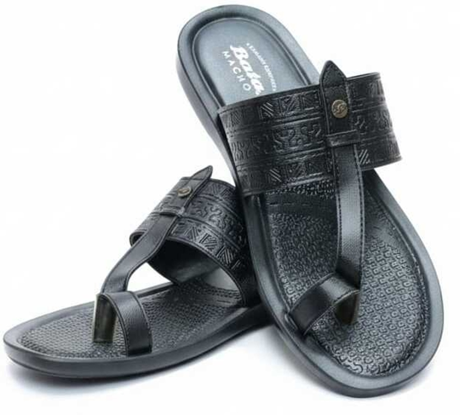 Image of Bata Men Sandal (Black , 7)