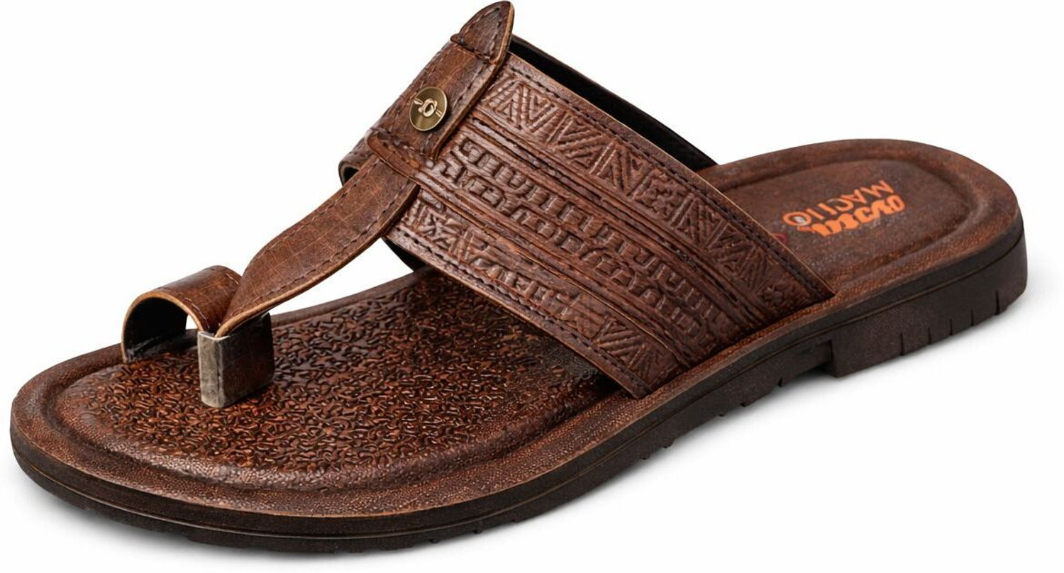 Image of Bata Men Sandal (Brown , 6)