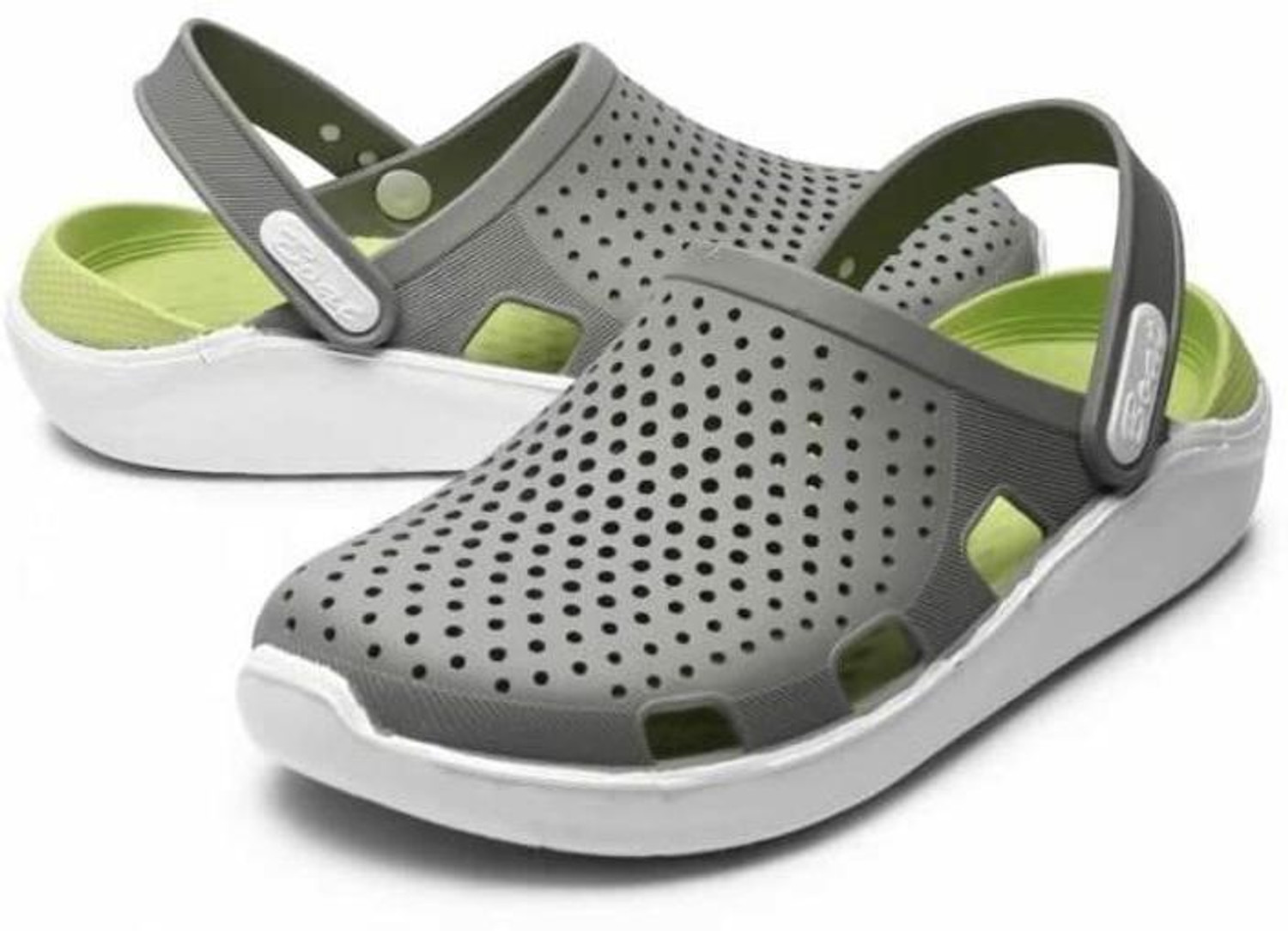 Image of CROCS Men Casual Sandal (Grey , 7)