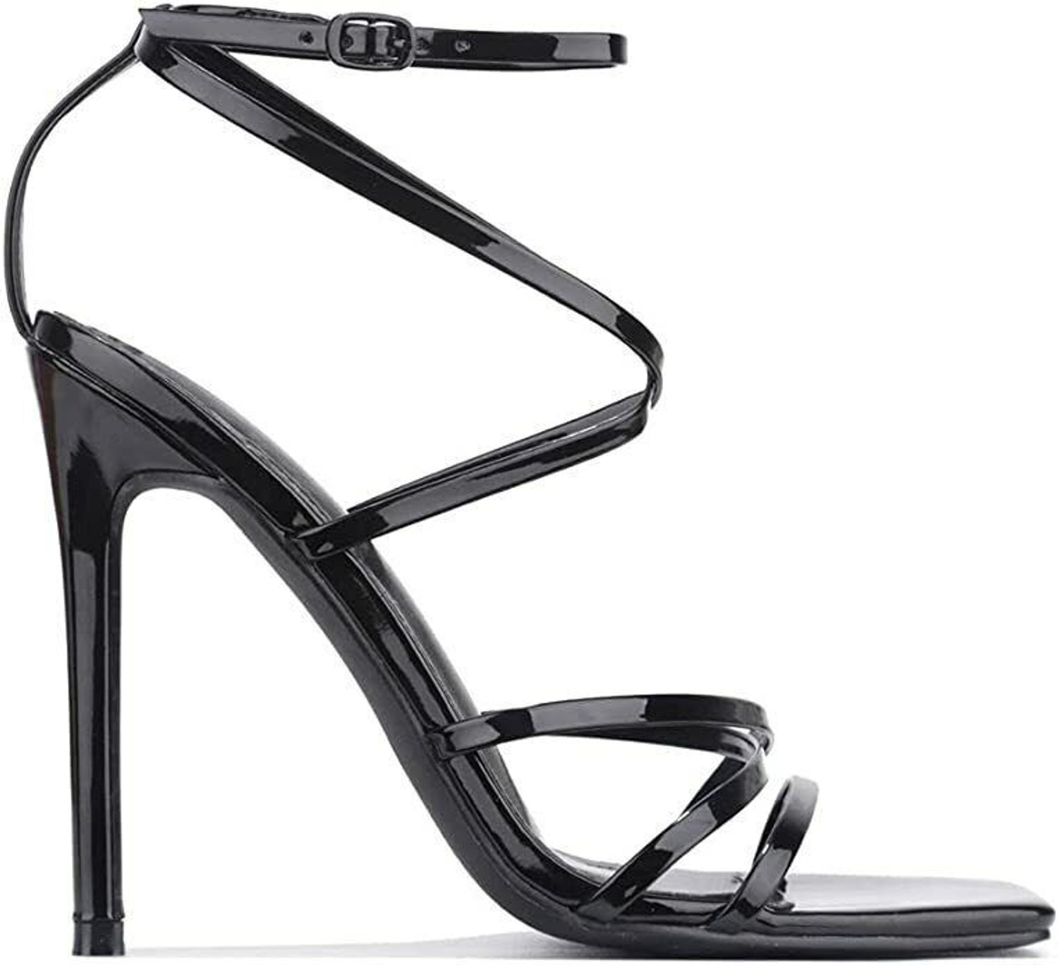 Image of CHINRAAG Women Heels Sandal (Maroon , 8)
