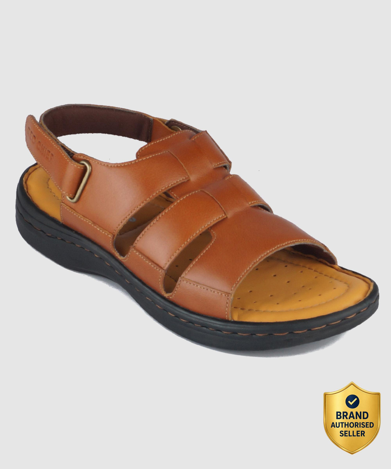 Image of RED CHIEF Men Sandal (Olive , 9)