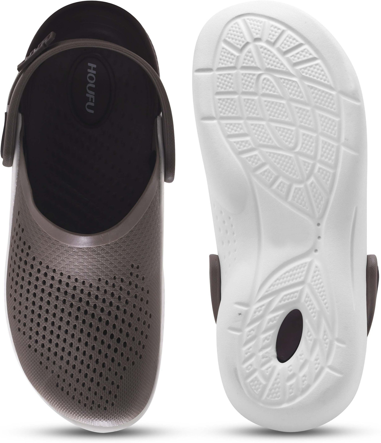 Image of Houfu Men Clogs Sandal (Brown , 8)