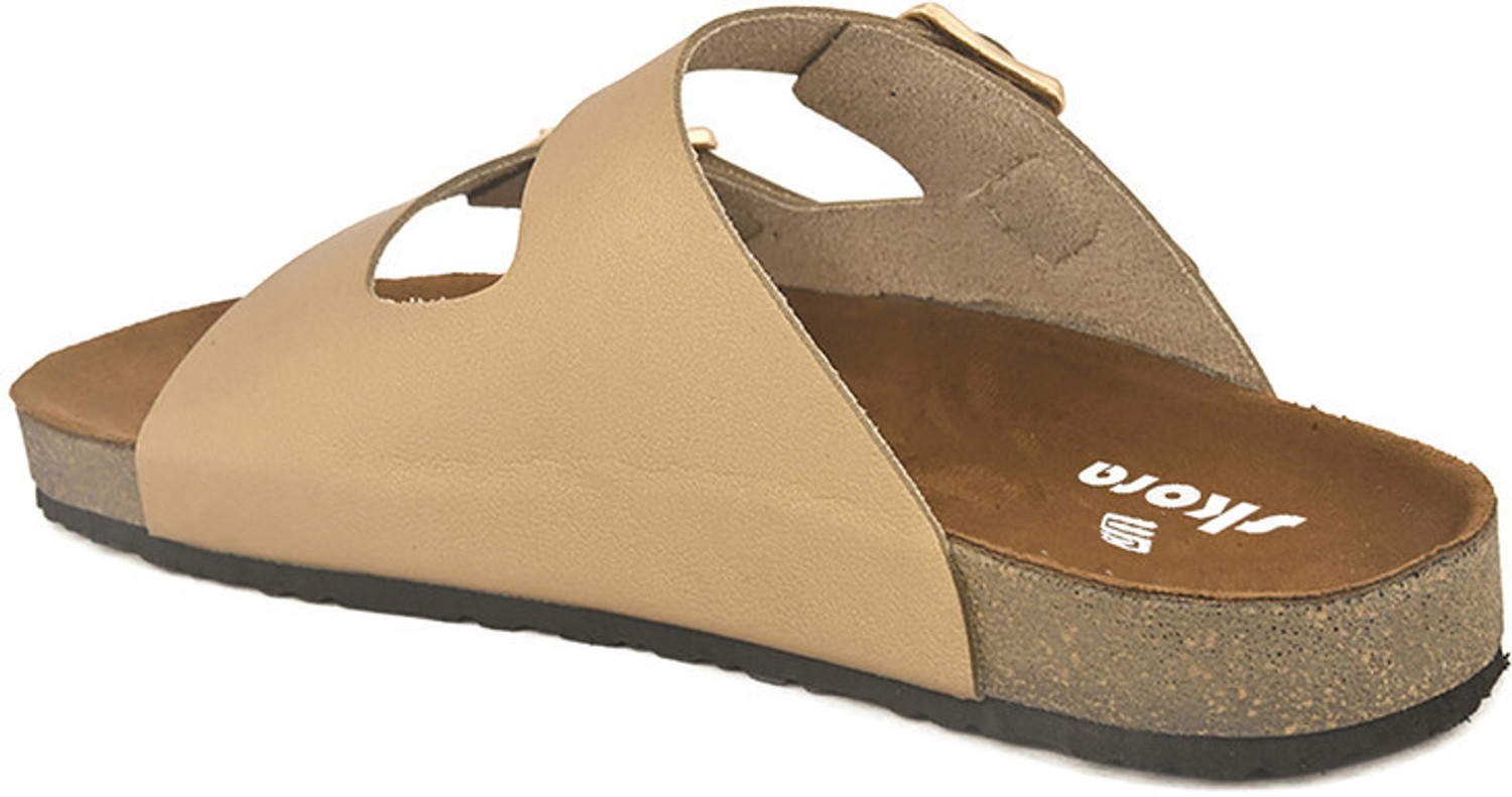 Image of Skora Women Flats Sandal (Brown , 8)