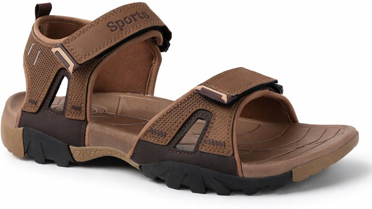 Image of DUCKINS Men Sports Sandal (Brown , 7)