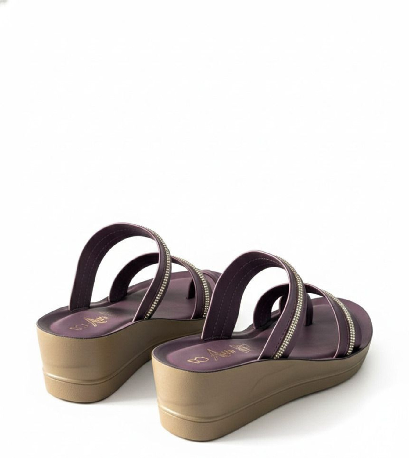 Image of AVA Women Heels Sandal (Purple , 7)