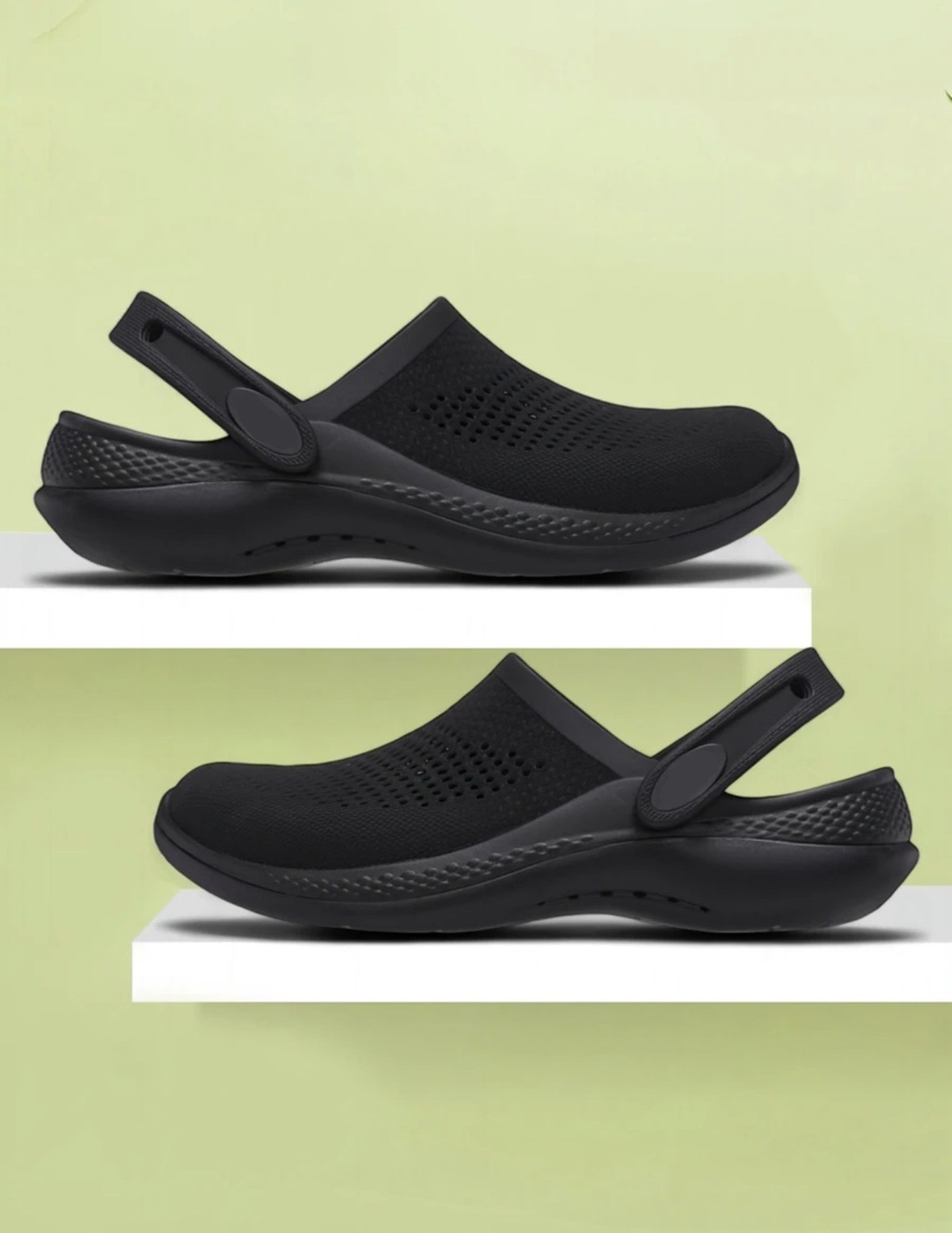 Image of Souk Men Clogs Sandal (Black , 8)