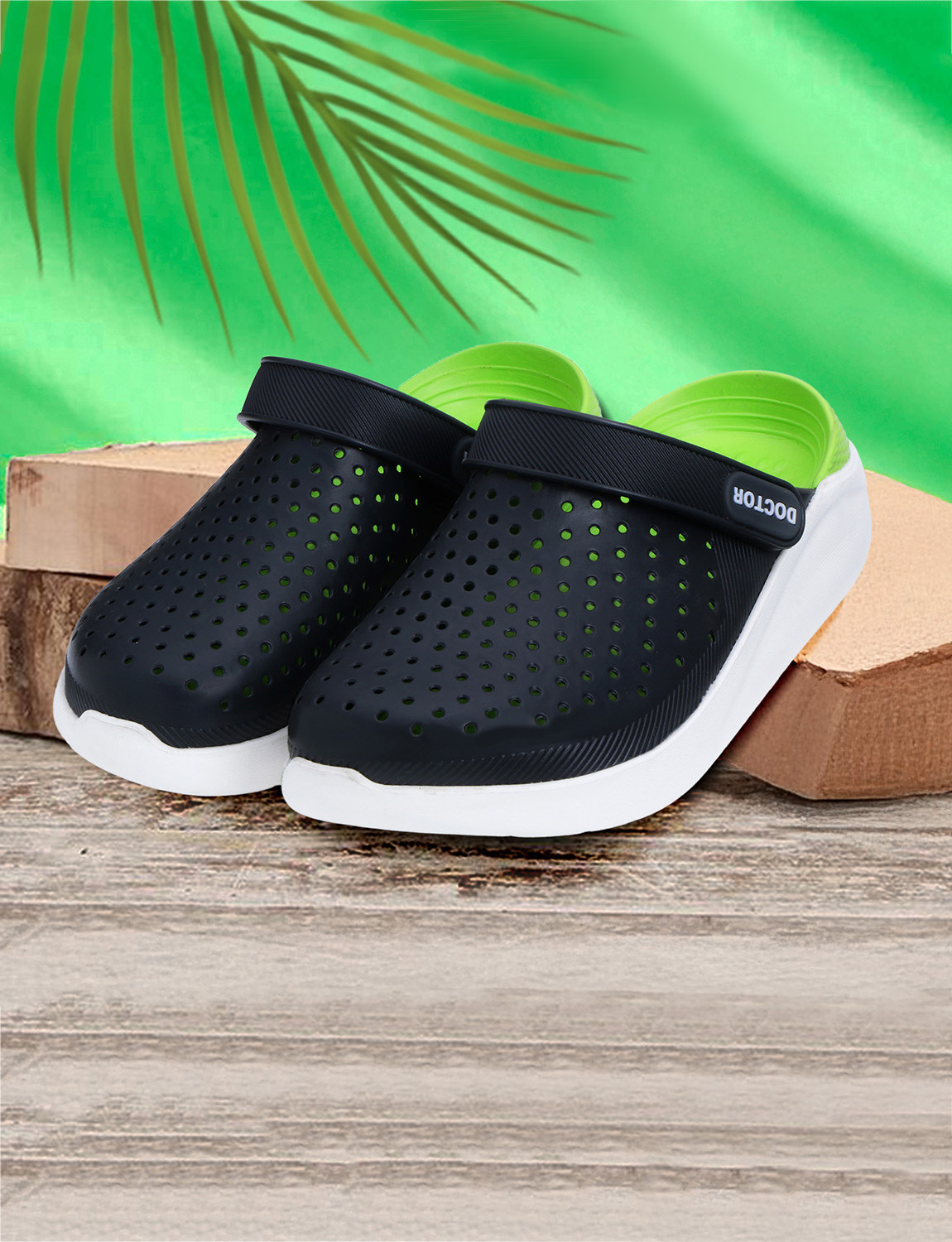 Image of REEBOK Men Sandal (Green , 6)