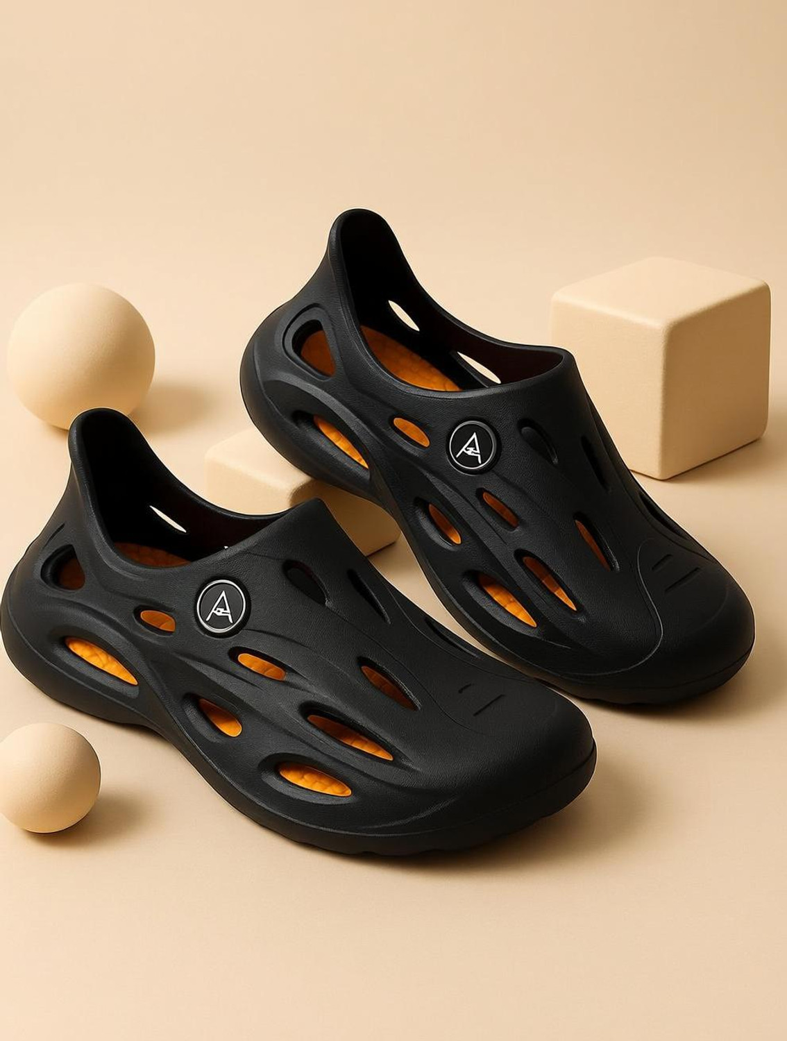 Image of Arvok Men Clogs Sandal (Black , 9)