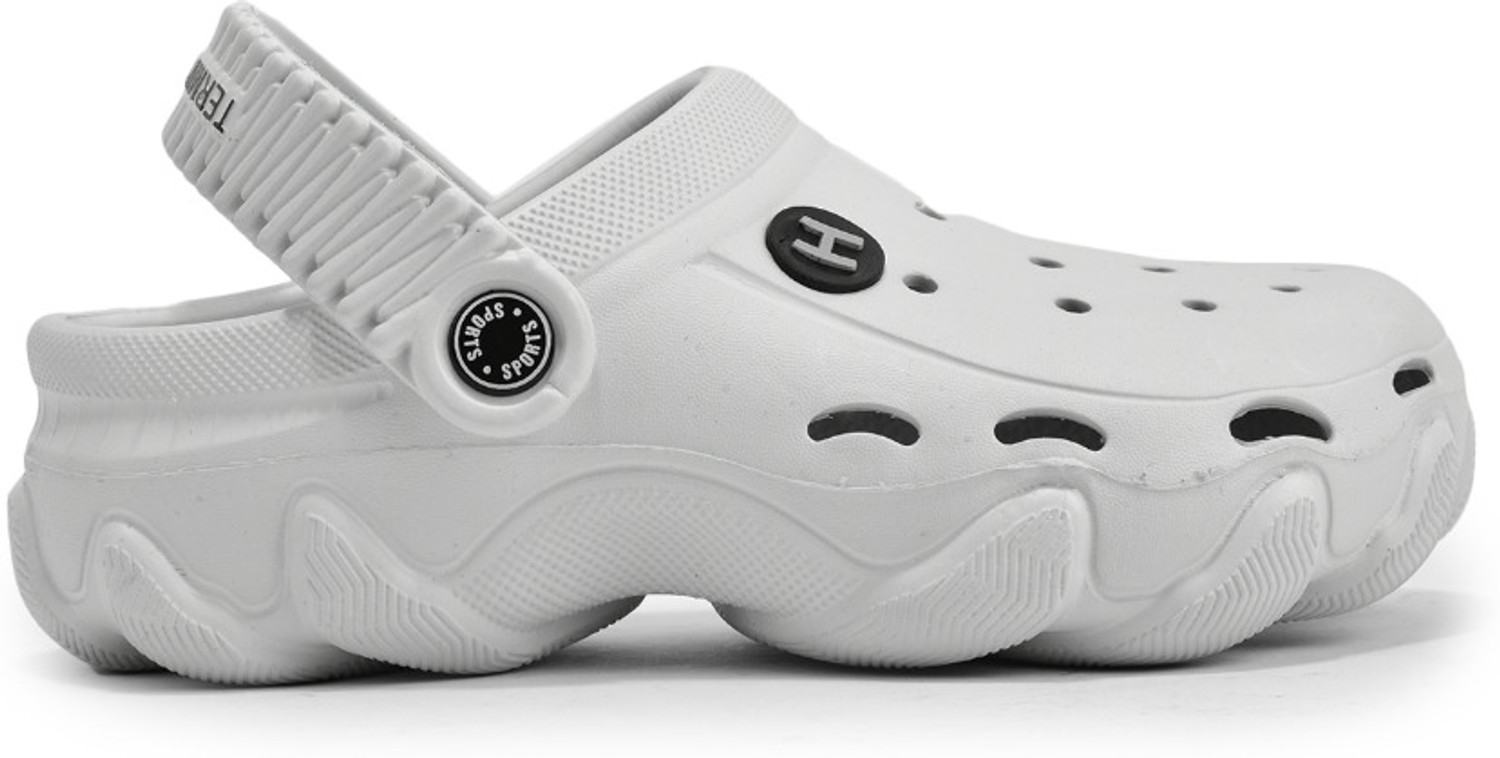 Image of Stepzy Men Water-Safe, Flexible, Grip, Tough, Ventilated | Men Clogs White Size 8 Clogs Sandal (White , 8)