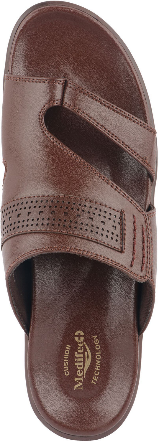 Image of MEDIFEET Men Sandal (Brown , 12)
