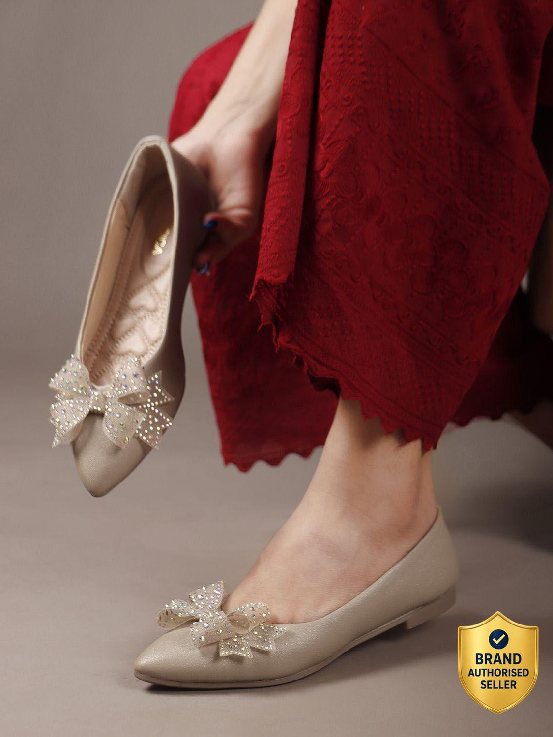 Image of STEFFY Women Heels Sandal (Off White , 5)