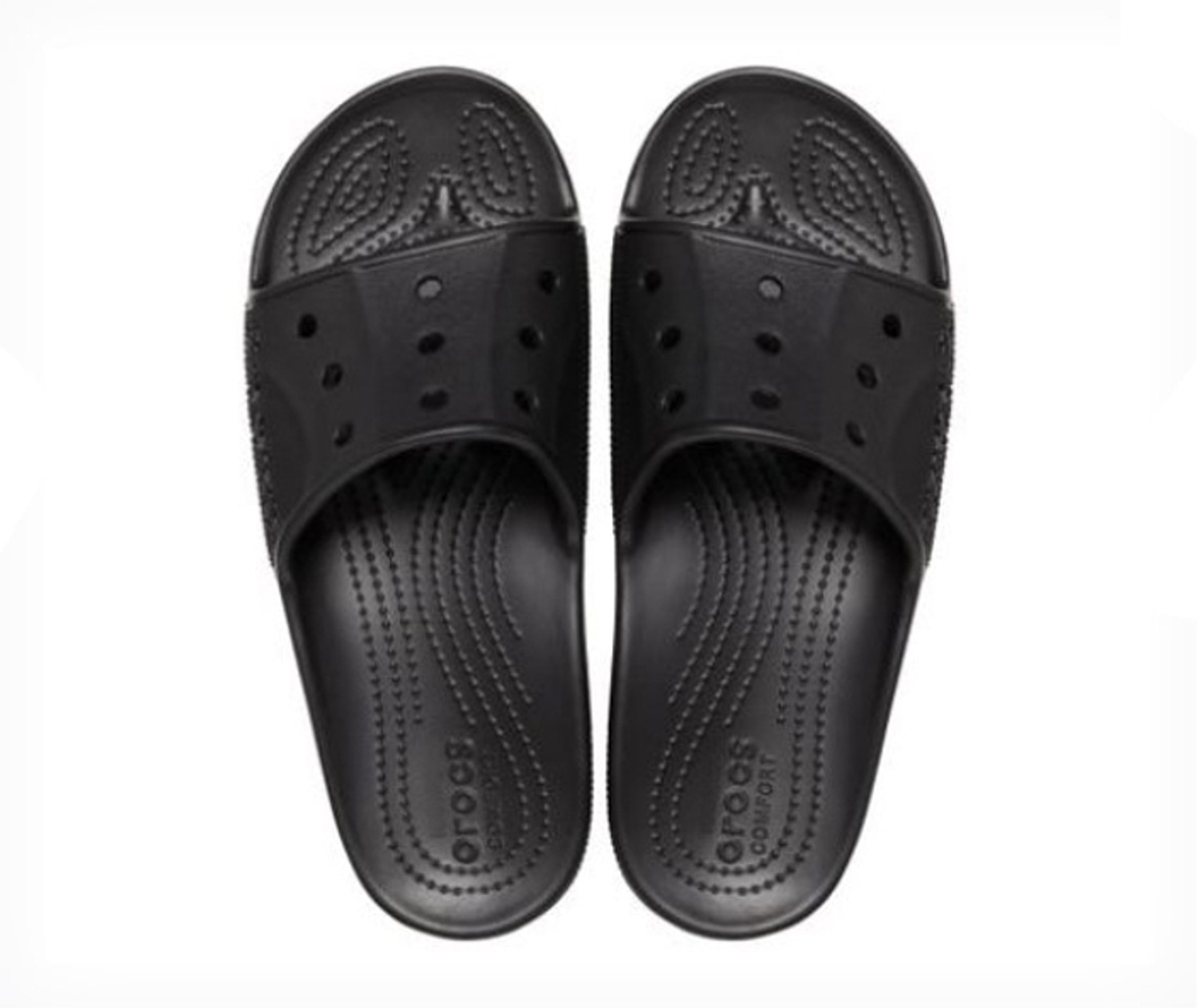 Image of F FAVE Unisex Slides (Black , 11)