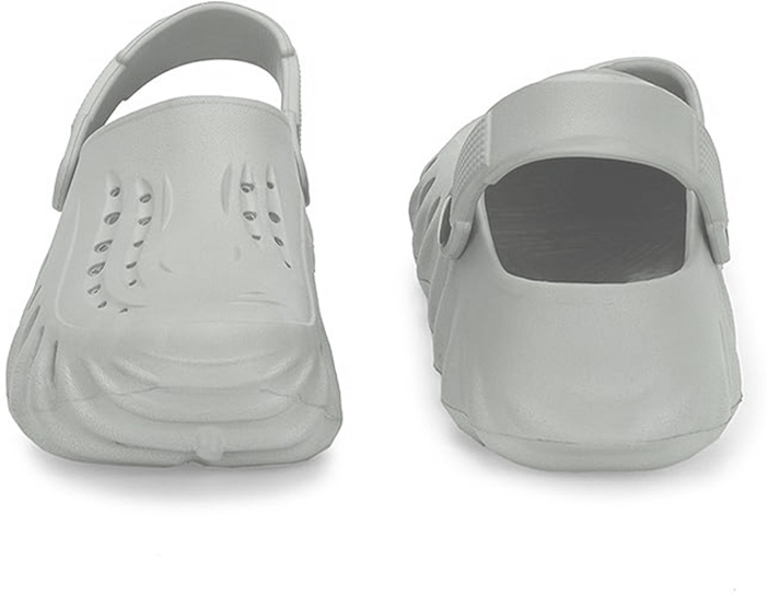 Image of KAPYANSH Men Men Combo Pack of 2, Ultra cushion, Flipflops, Slipper, Slides, Sandal, Clogs Clogs Sandal (Grey, White , 6)