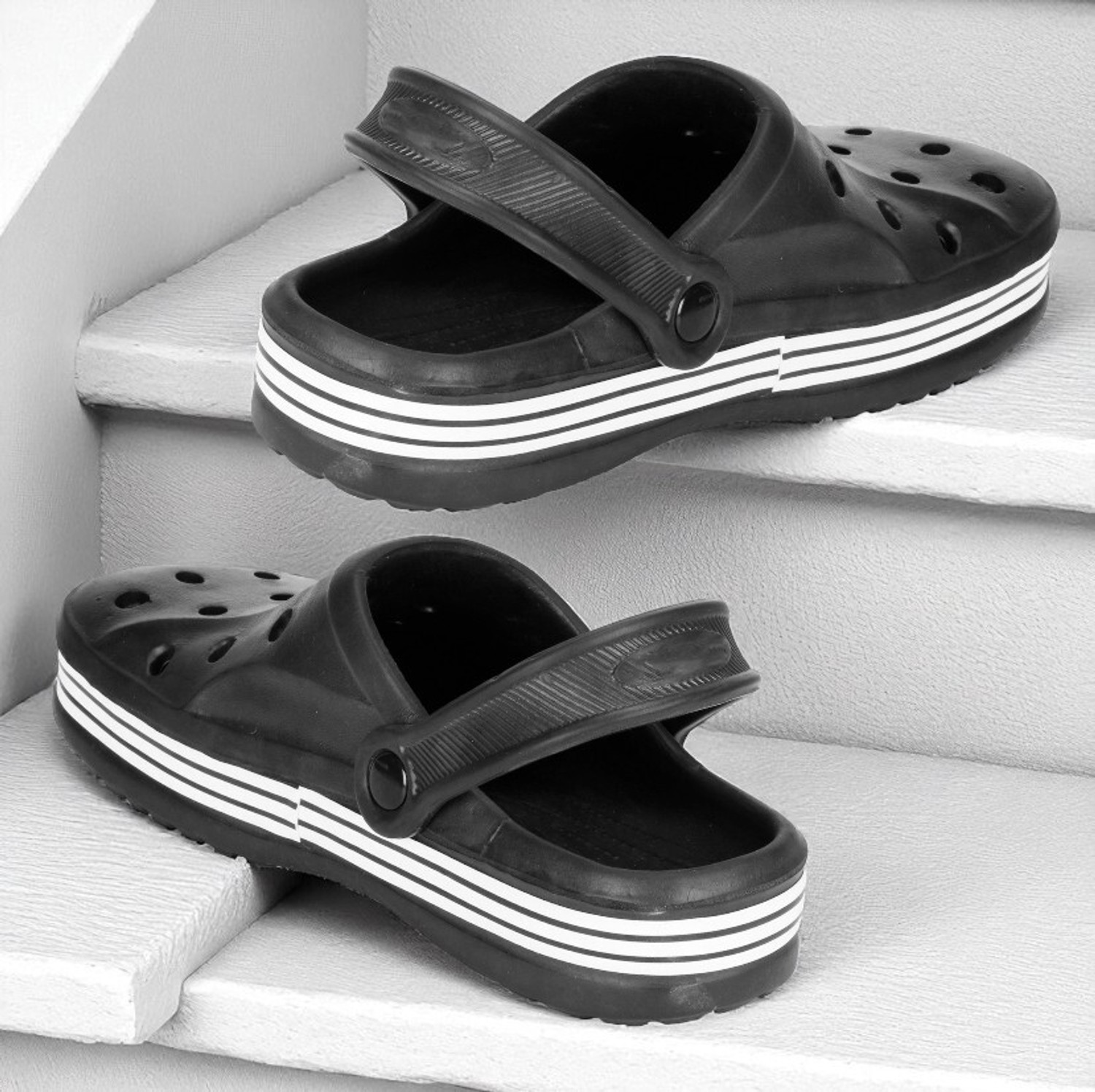 Image of RIFOF Men Clogs Sandal (Black , 9)